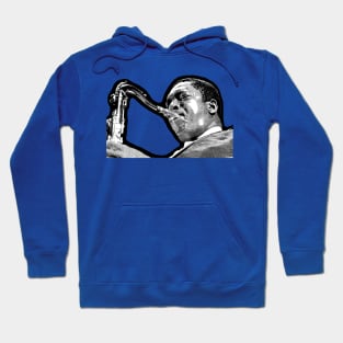 John Coltrane with outline Hoodie